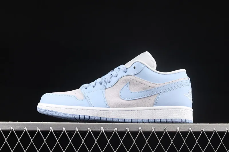 All categories Air Jordan Jordan series basketball shoes Air Jordan 1 Low G version pure original Air Jordan 1 Low AJ1 Joe 1 University blue ice blue gray low-top casual sneakers DC0774-050